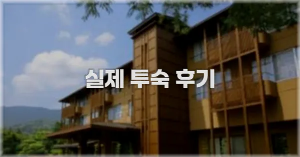 💬 실제 투숙 후기