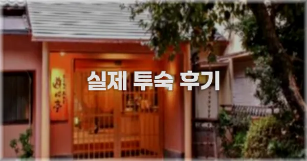 💬 실제 투숙 후기