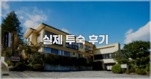 💬 실제 투숙 후기